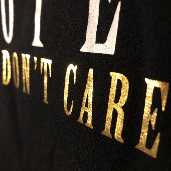 H&M black/white/gold logo sweater with zippers - Picture 3 of 3